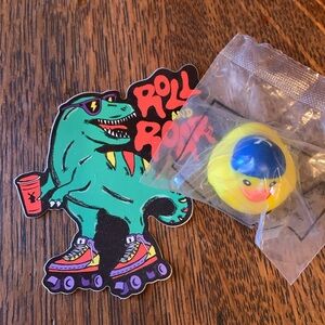 Dutch Bros Blue Hat Rubber Ducky National Coffee Day 09/29/24 miniature duck